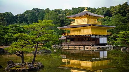 معبد طلایی کین کاتوجی کیوتو
